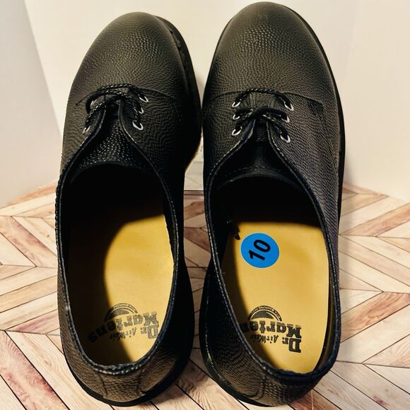 Dr Martens 1461 Altas Pebble Grain Leather Oxford Black M 9 W 10 Shoes Dress main image 6